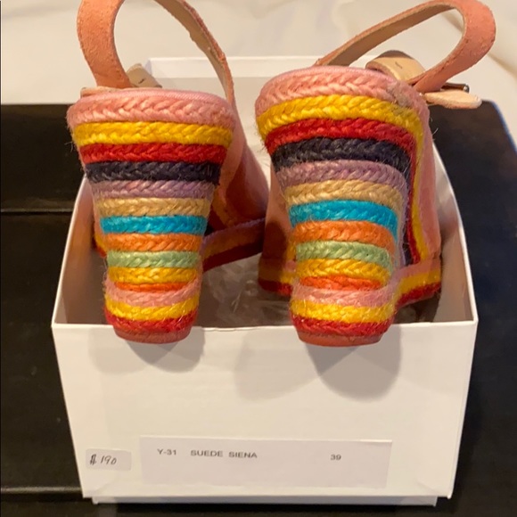 Beautiful Chiara Scura Wedge Pink Suede Size 39 - Picture 2 of 5